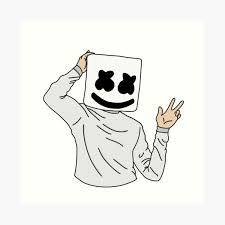 Download wallpaper 1080x1920 marshmello, dj, music, singer, alone images. Kunstdrucke Marshmello Redbubble