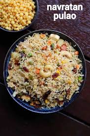 Navratan Pulao Recipe Navaratna Pulav Recipe Navratan Pulav Recipe Pulao Recipe Indian Food Recipes Recipes