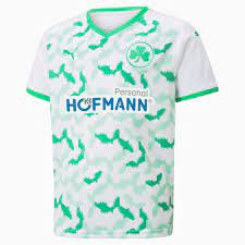 3x german champions (1914, 1926, 1929) Spvgg Greuther Furth Home Youth Jersey Puma White Bright Green Puma Shoes Puma Estonia