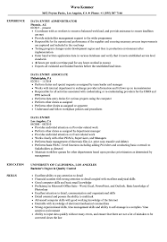 The same goes to other sections such as trainings and seminars. Data Entry Resume Samples Velvet Jobs