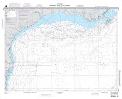 Nga Nautical Chart 11004 Mississippi River To Rio Grande