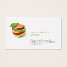Dietitian Nutritionist Food Business Card Zazzle Com Food Business Card Nutritionists Dietitian