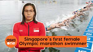 And in the shimmering waters of tokyo bay on a. Tldr Chantal Liew First Singaporean To Qualify For Olympics Marathon Swimming Video Dailymotion