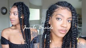 EASIEST EVER JUMBO BRAID TUTORIAL!!