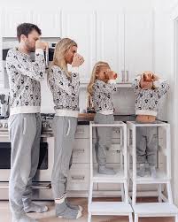 Ikea Hack Toddler Learning Tower Stool Happy Grey Lucky Cute Family Cute Family Photos Family Goals