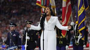 This performance isn't as big and bold as many of the others on the list, but. Demi Lovato Sings National Anthem At Super Bowl Grammy Com