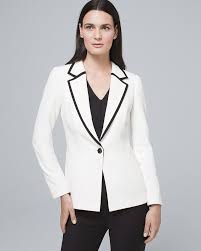 Black And White Blazer Womens Pin On Products