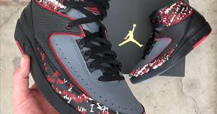 The Way I Am Eminem Themed Custom Painted Nike Jordan 2 S In The House Painted Nikes Popular Sneakers Sneaker Head