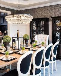 Black And White Dinningroom Dining Room Decor Elegant Luxury Dining Room Dining Room Centerpiece