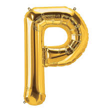P Gold Letter Mylar Balloon Orientaltrading Com En 2020 Feliz Cumpleanos Imprimir Sobres Fotografia