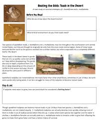 Different Biomes In The United States Beating The Odds Toads In The Desert Desert Biome Biomes Wat Do