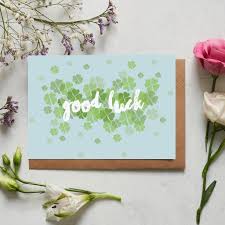 South africa's largest sameday gift service. Good Luck Floral Greeting Card Printed In The Uk Free Uk Delivery