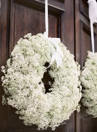 Rinlong wedding aisle chair decorations set of 6 church chair bench pew bows for wedding ceremony party decor white baby's breath eucalyptus olive leaves artificial flowers with ribbons 4.4 out of 5 stars 83 10 Ways To Use Baby S Breath Flower Explosion Blog