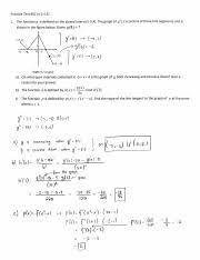Ask our expert tutors for a free evaluation, email filled answer sheet to info@etutorworld.com. Practice Test 5 4 1 4 3 Ap Calculus Ab Practice Test 5 Part 1 No Calculator 20 30 Minutes 1 Name The Function F Is Given By F X X6 X3 2 On Which Of Course Hero