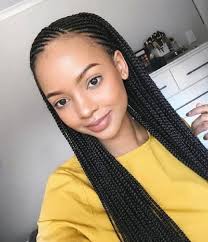There are colorful ribbons added to the braids that go swirling around them half way through. 64 Gorgeous Nigerian Braided Hairstyles For Women Braids Hairstyles For Black Kids