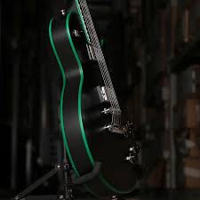 Gibson Les Paul Custom Solid Body Electric Guitar Satin Black Green Widow Ken Stanton Music Reverb Les Paul Custom Electric Guitar Gibson Les Paul