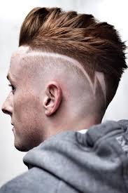 Step by step mid drop razor fade haircut w/ design. The Catalog Of The Trendiest Pompadour Fade Haircuts Menshaircuts