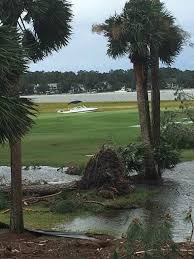 Hurricane Matthew hit Hilton Head Island early Saturday morning and caused  significant damage to the entire island, including Long Cove Club. Security  and staff are not allowed back