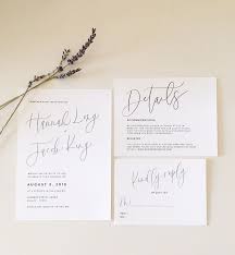Wedding Invitation Minimalist Wedding Invitation Calligraphy Etsy Calligraphy Wedding Invitation Minimalist Wedding Invitations Industrial Wedding Invitations