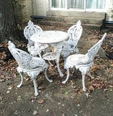 Get free shipping on qualified cast iron bistro sets or buy online pick up in store today in the outdoors department. Lot Art Antique Cast Iron Patio Table And Chairs