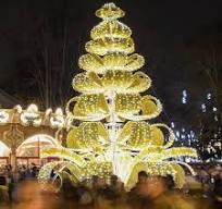 Fairy Light 3D Motif Tree and Xmas Tree Outdoor Christmas Decorations