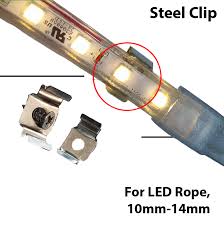 Rope Light Clip 10mm To 12 5mm Ledradiant