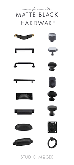 Maybe you would like to learn more about one of these? Matte Black Hardware Round Up Matte Black Kitchen Black Cabinet Hardware Black Door Handles