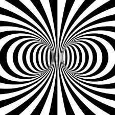 Black And White Optical Illusion Drawings Black And White Stripes Projection On Torus Vector Illustration Optical Illusions Art Cool Optical Illusions Illusion Art