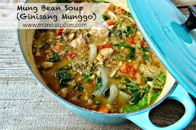 This recipe calls for canned beans, so cooking time is minimal. Ginisang Munggo Mung Bean Soup Stew Manila Spoon