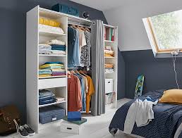 Últimos post del brico blog. Kit Dressing Avec Rideau Eklips Ii Coloris Blanc Grise L 200 X P 48 X H 200 Cm Castorama