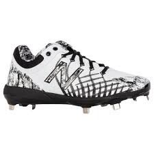 This new balance baseball cleats have low cut of baseball cleat. New Balance 4040v5 Men S Low Metal Baseball Cleats White Camo