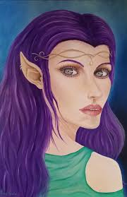 Elfa, original painting, Oil