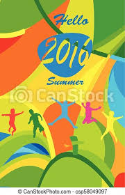 Athletes from more than 200 countries compete in them. Abstract Colorful Hello Summer Olympic Games Brazil Rio Kids Camp Olympic And Paralympic Games Brazil Rio Summer Abstract Canstock