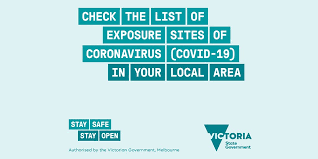 Mcg and regional victoria sites added to covid exposure sites | australia news. Business Victoria On Twitter Confirmed Exposure Sites In Your Local Area Are Listed At Https T Co Pazas3jpep If You Have Visited Any Of The Exposure Sites During The Dates And Times Indicated You Must