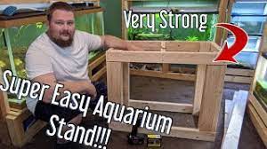 You can build an aquarium stand of your own creatively by. Easy Diy Aquarium Stand Universal Aquarium Stand Youtube