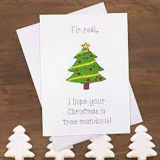 Christmas Tree Punny Christmas Card Funny Christmas Card Etsy Christmas Tree Puns Christmas Card Puns Cute Christmas Cards
