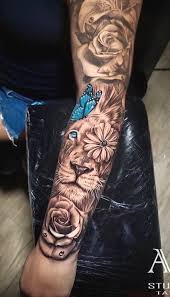 70 Female And Male Lion Tattoos Toptattoos Sleeve Tattoos For Women Arm Sleeve Tattoos For Women Girls With Sleeve Tattoos