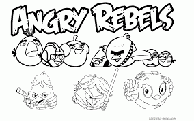 You could also print the image using the print button above the image. Printable Angry Birds Star Wars Coloring Page Coloring Home