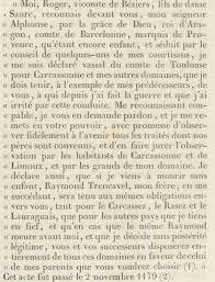 Los Ciutadins: Roger II Vicomte de Béziers