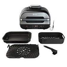Ninja Foodi Smart Xl 6 In 1 Indoor Grill With Leave In Thermometer Indoor Grill Grill Grates Specialty Appliances