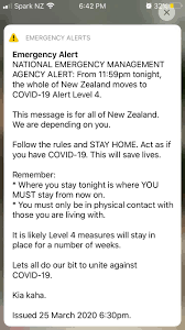 At all alert levels, if there is another emergency, follow normal emergency procedures. 169 New Zealand Sends Emergency Alert To Citizens We Are Depending On You