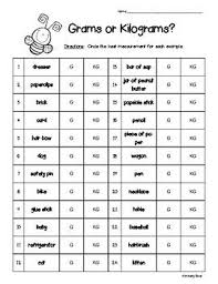 I Created This Activity For My Students To Practice Determining If An Object Should Be Weighed U Measurement Worksheets Math Measurement Measurement Activities