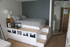 Lit Ikea Diy Pour Stockage Plateforme Amenagement Chambre Idees Chambre Idee Chambre