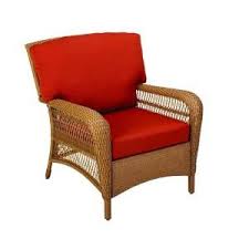 Martha Stewart Living Charlottetown Natural All Weather Wicker Patio Lounge Chair With Quarry Patio Lounge Chairs Slipcovers For Chairs Patio Furniture Chairs