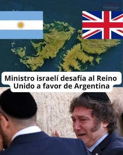 SE PRONUNCIA POR MALVINAS: El ministro de Seguridad Nacional de Israel, Itamar Ben-Gvir, pidió al primer ministro Benjamin Netanyahu que Israel reconozca oficialmente la soberanía argentina sobre las Islas Malvinas y que