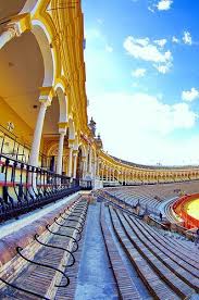 Along with its olympic fame, barcelona is renowned for its colorful culture, inspiring architecture with your ticket ready, you'll be set to travel from seville to barcelona by train, seat reservation included! Seville 624 Les Arenes Plaza De Toros De La Maestranza Spain Travel Sevilla Spain Seville Spain