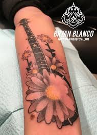 Bryan Blanco Tattoo Tattoos Banjo Daisy San Francisco Bay Area Tattoos Body Modifications Cool Tattoos