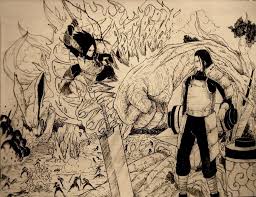 Drawing Of Madara Vs Hashirama Madara Uchiha Uchiha Naruto Art With tenor, maker of gif keyboard, add popular hashirama senju animated gifs to your conversations. madara vs hashirama madara uchiha