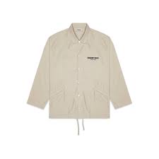 Fear Of God Essentials Coach Jacket Olive Khakifear Of God Essentials Coach Jacket Olive Khaki Ofour