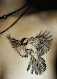 Chickadee Chickadee Tattoo Tattoos Flying Bird Tattoo